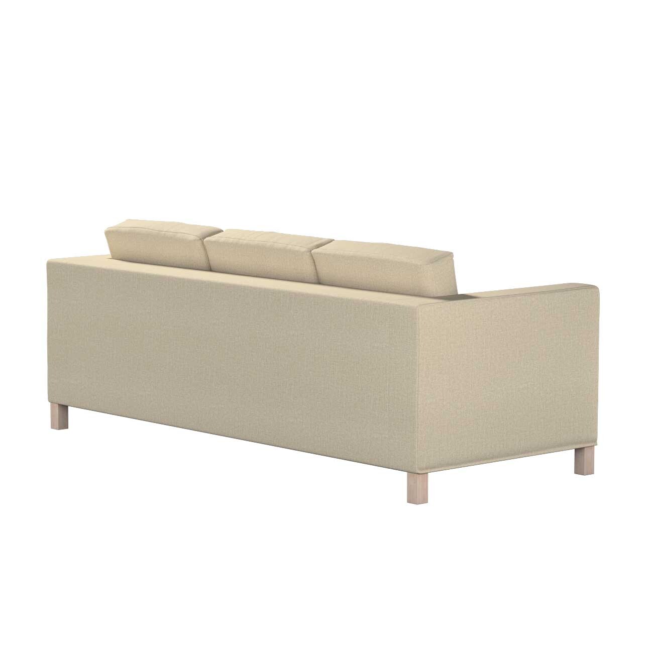 Bezug für Karlanda 3-Sitzer Sofa nicht ausklappbar, kurz, beige- grau, Bezu günstig online kaufen