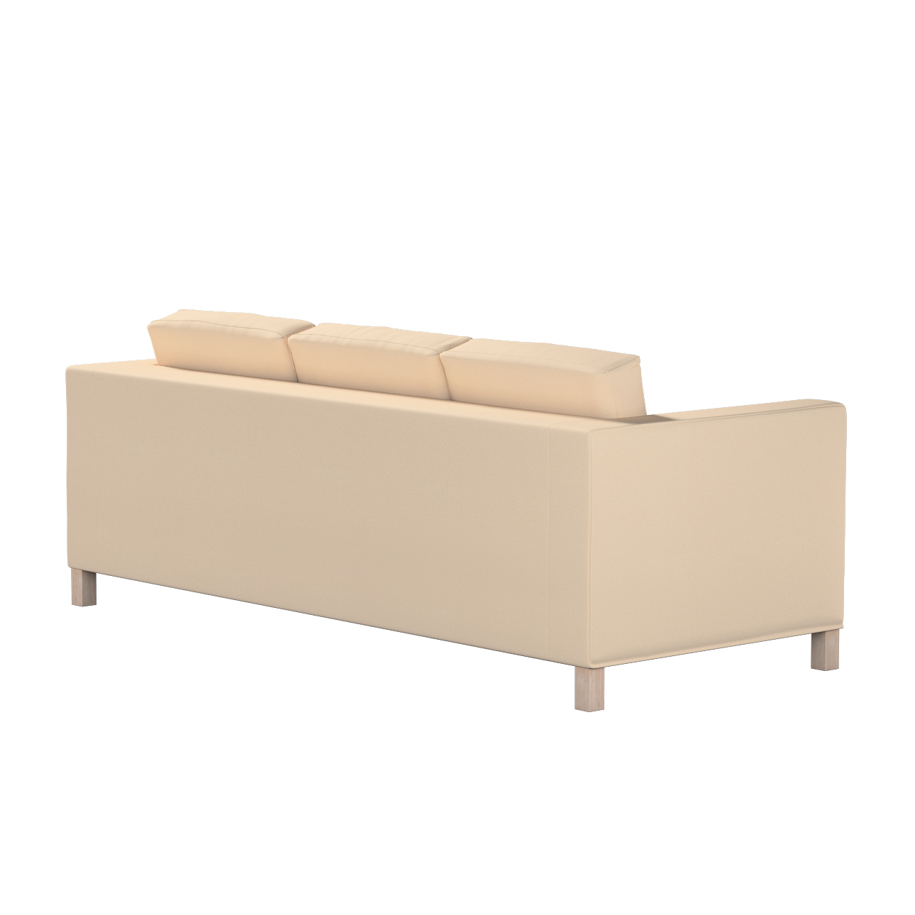 Bezug für Karlanda 3-Sitzer Sofa nicht ausklappbar, kurz, creme-beige, Bezu günstig online kaufen