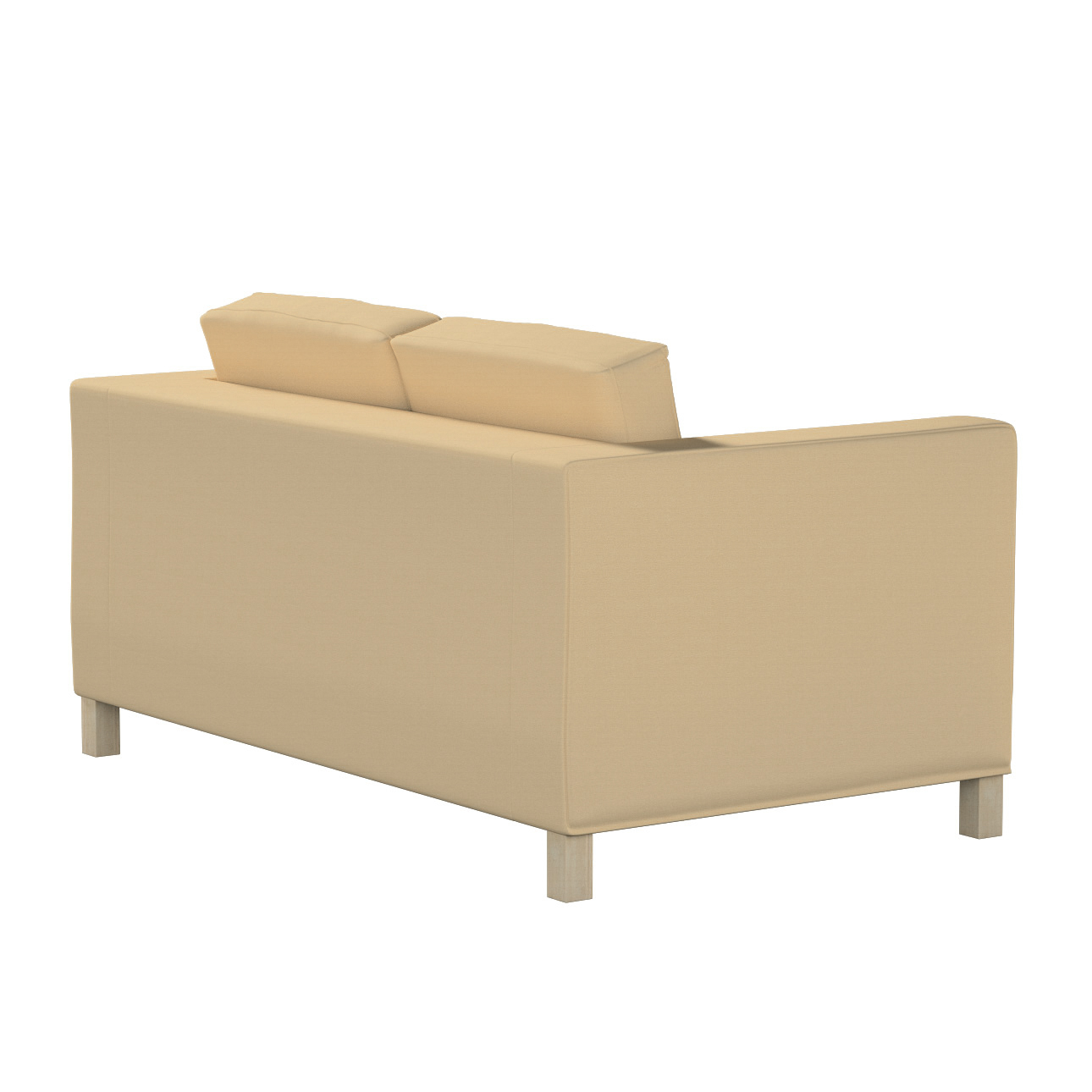 Bezug für Karlanda 2-Sitzer Sofa nicht ausklappbar, kurz, caffe latte, 60cm günstig online kaufen