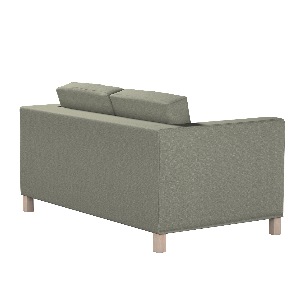 Bezug für Karlanda 2-Sitzer Sofa nicht ausklappbar, kurz, grau-beige, 60cm günstig online kaufen