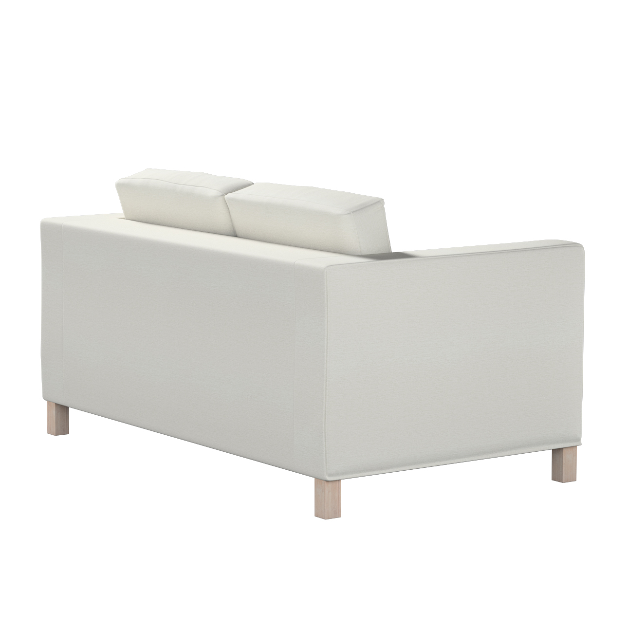 Bezug für Karlanda 2-Sitzer Sofa nicht ausklappbar, kurz, mittelgrau, 60cm günstig online kaufen