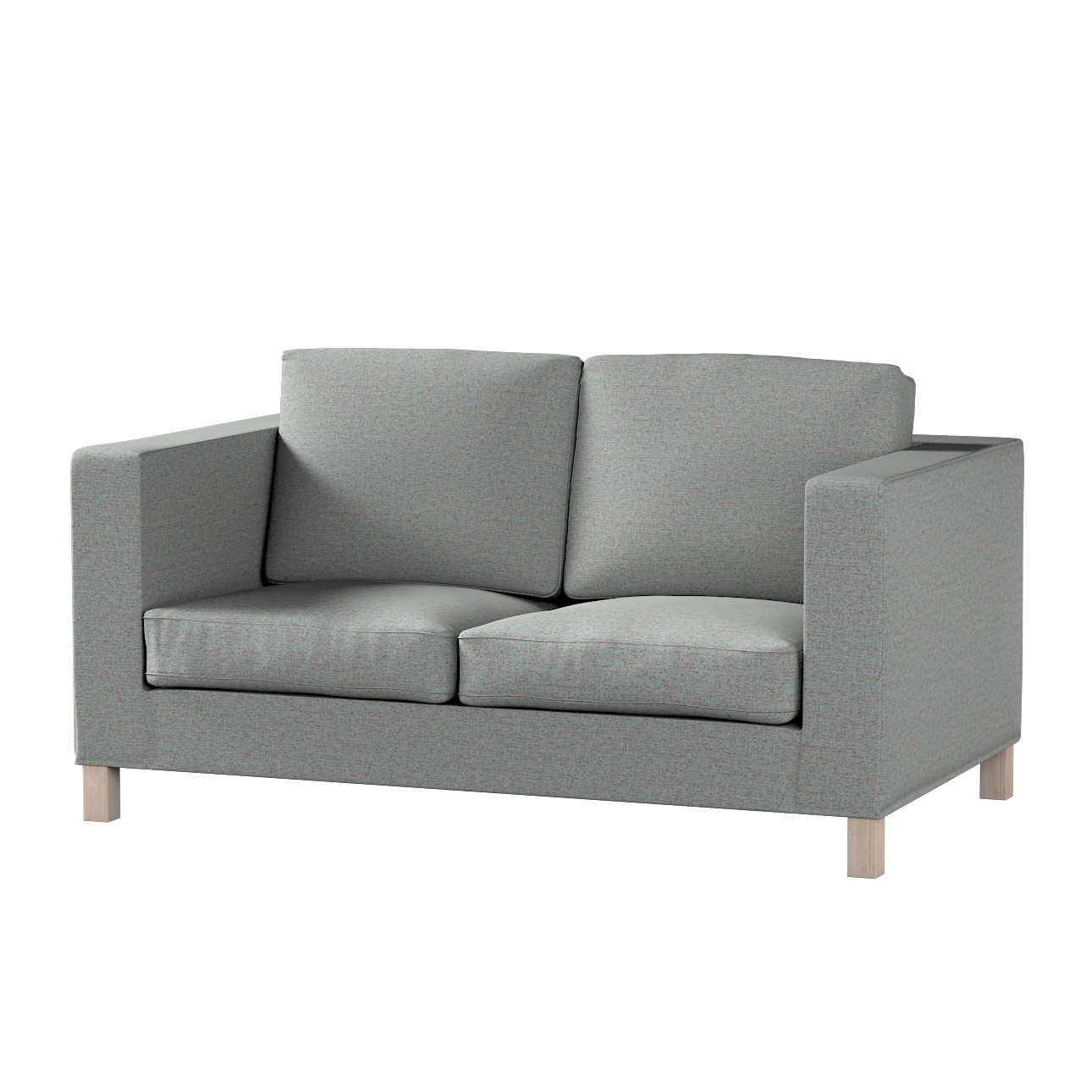 Bezug für Karlanda 2-Sitzer Sofa nicht ausklappbar, kurz, blau, 60cm x 30cm günstig online kaufen