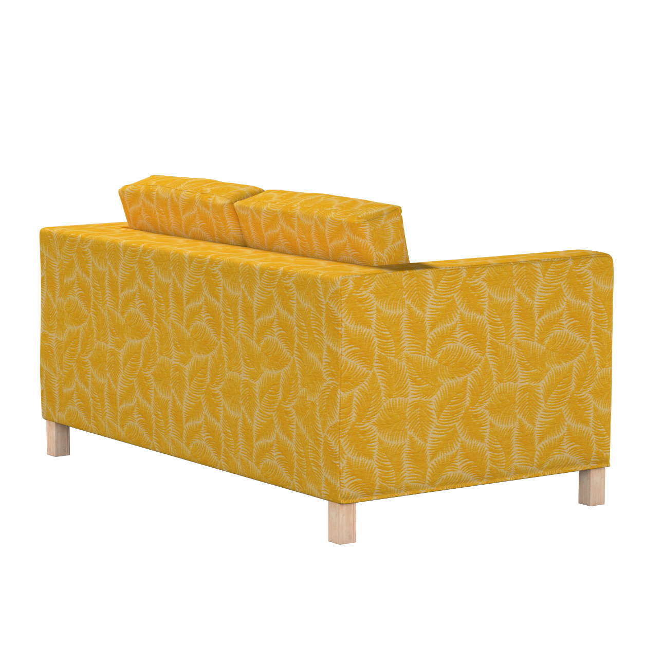 Bezug für Karlanda 2-Sitzer Sofa nicht ausklappbar, kurz, honiggelb, 60cm x günstig online kaufen