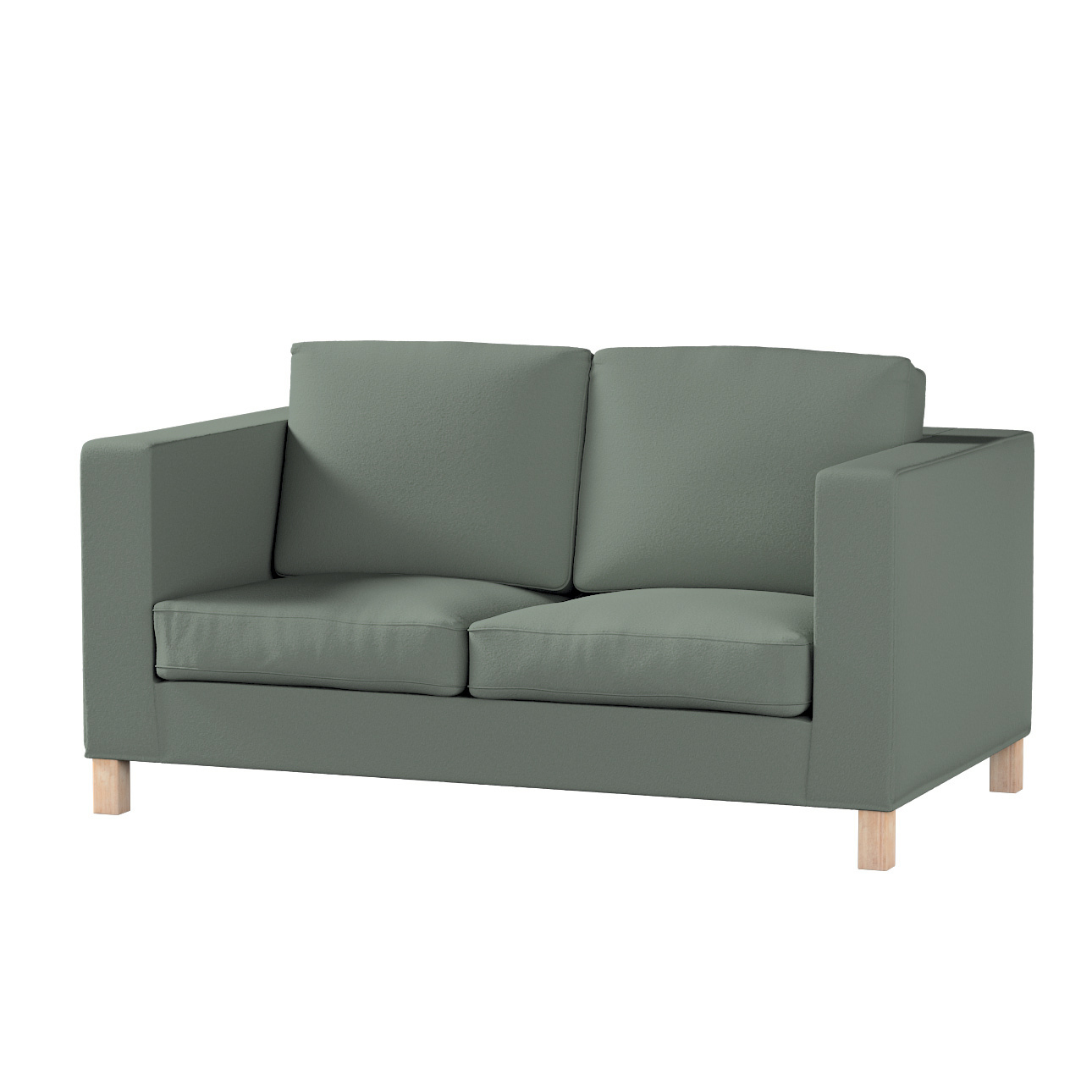 Bezug für Karlanda 2-Sitzer Sofa nicht ausklappbar, kurz, zielony, 60cm x 3 günstig online kaufen