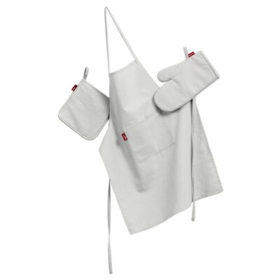 Keukenset: schort, handschoenen, pannenlap