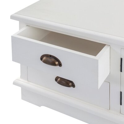 Szafka RTV Brighton 160x40x50cm white 160 x 40 x 50 cm