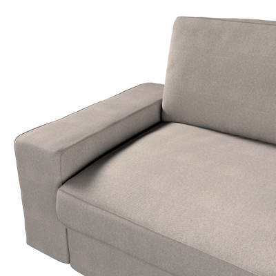 Kivik 3-seater sofa bed cover, taupe, 705-09, 250x95x83 cm