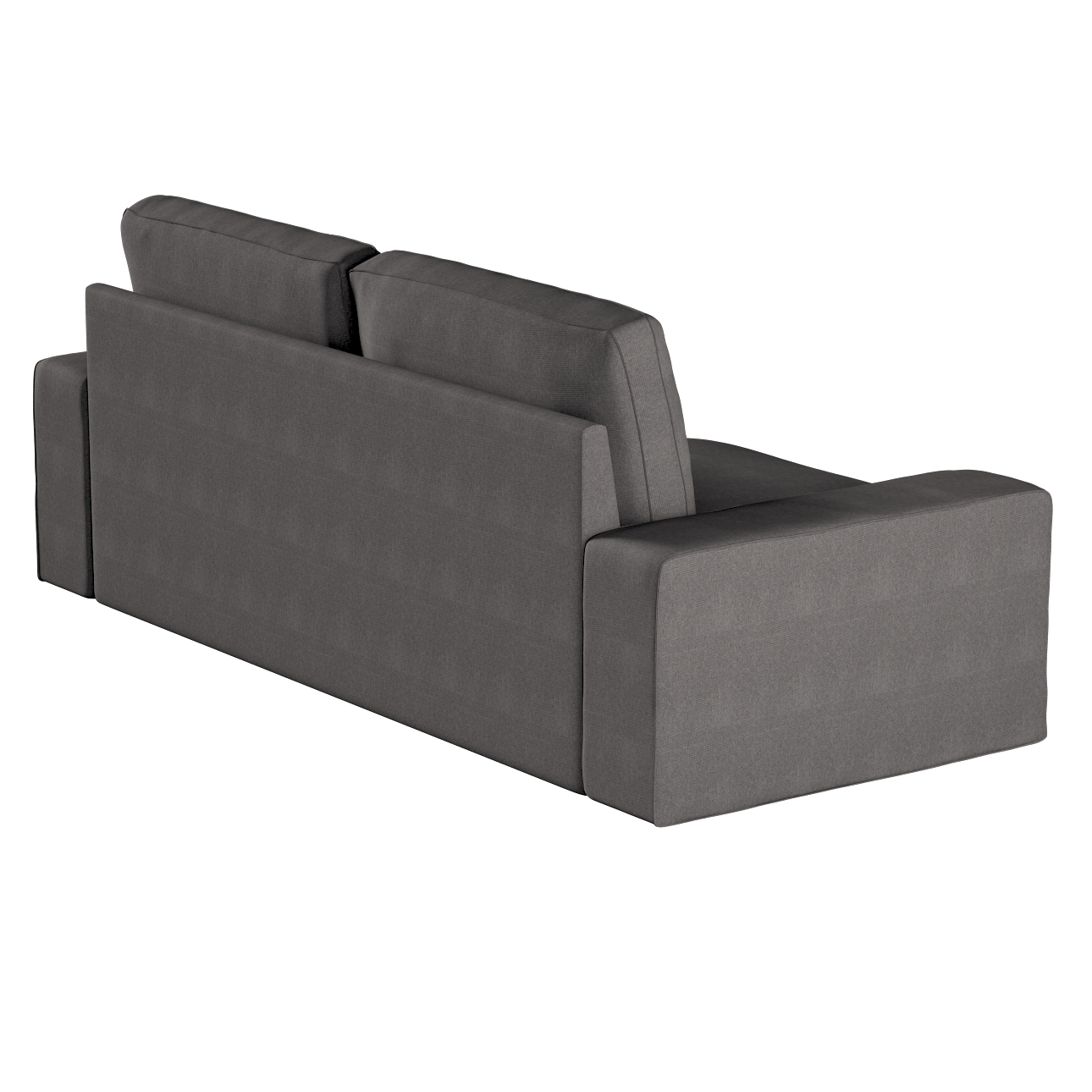 Bezug für Kivik 3-er Bettsofa, dunkelgrau, Kivik 3-er Bettsofabezug, Etna ( günstig online kaufen