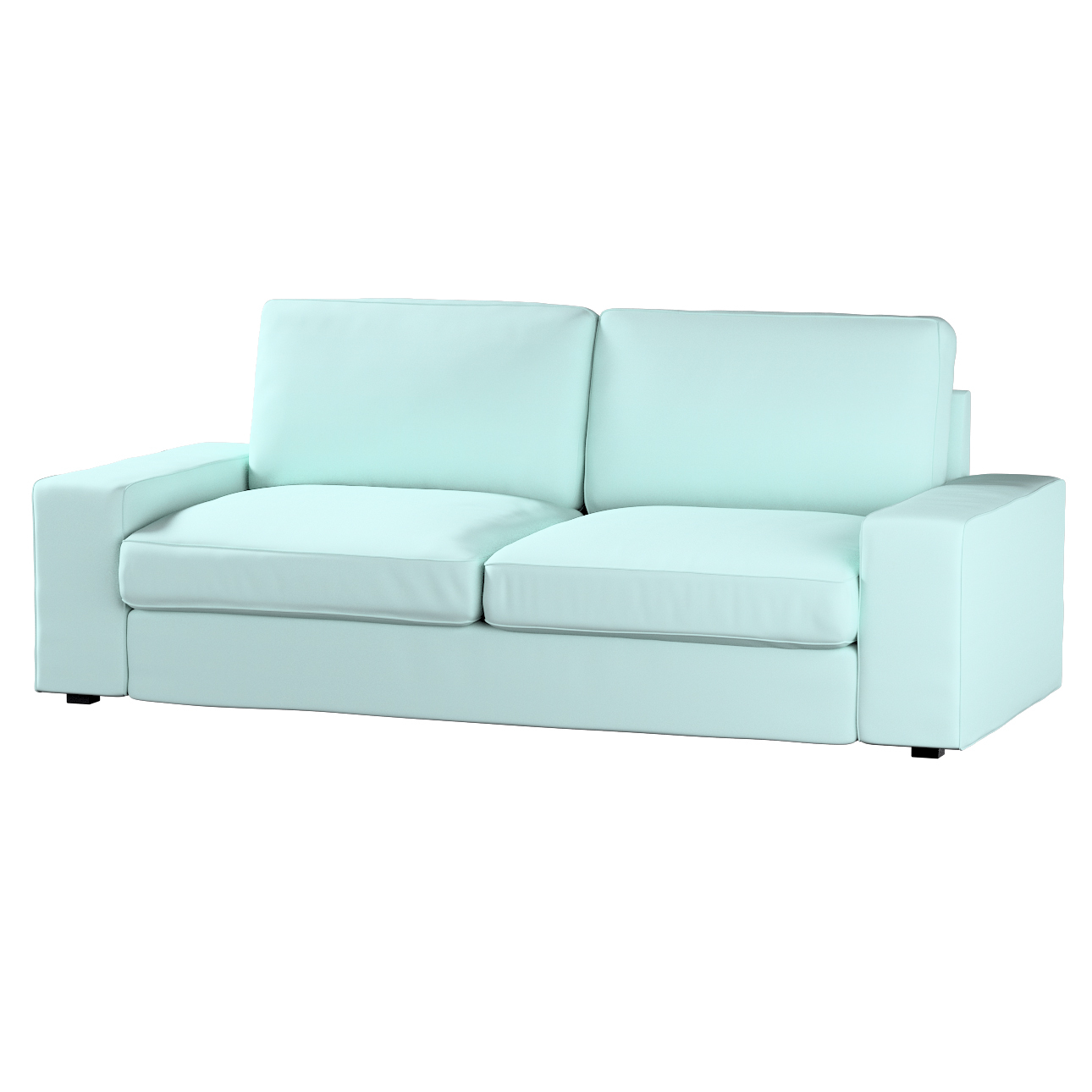 Bezug für Kivik 3-er Bettsofa, hellblau, Kivik 3-er Bettsofabezug, Cotton P günstig online kaufen