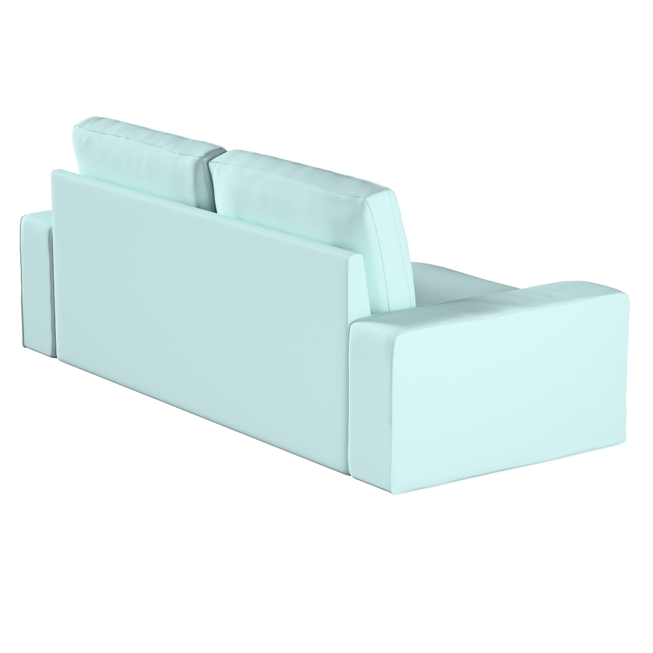 Bezug für Kivik 3-er Bettsofa, hellblau, Kivik 3-er Bettsofabezug, Cotton P günstig online kaufen