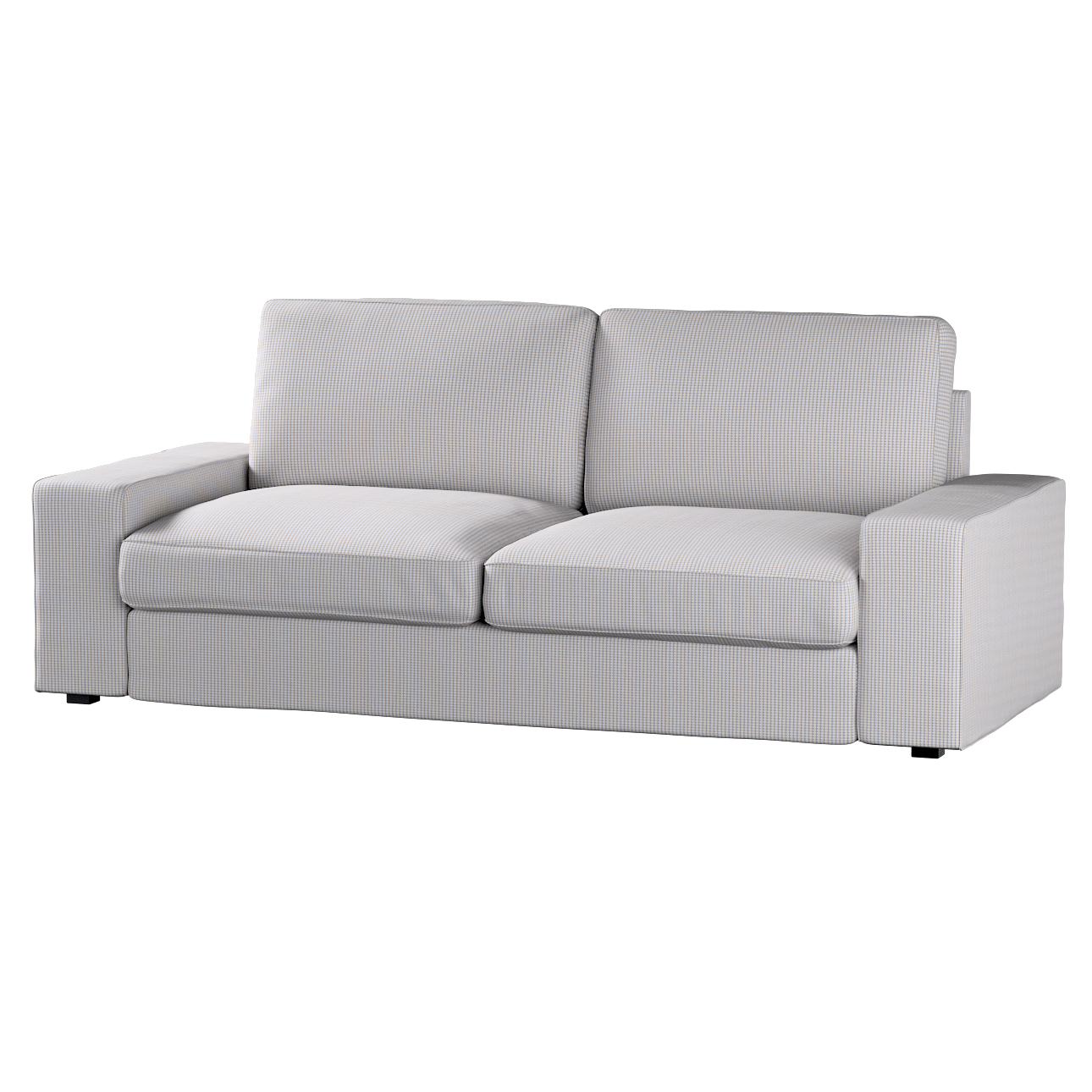 Bezug für Kivik 3-er Bettsofa, beige-blau, Kivik 3-er Bettsofabezug, Living günstig online kaufen