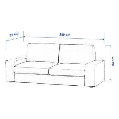 Kivik 3 seater sofa bed cover