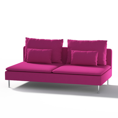 Söderhamn klädsel 3-sits sektion 186 X 99 X 83 CM i kollektionen Etna, Tyg: 705-23