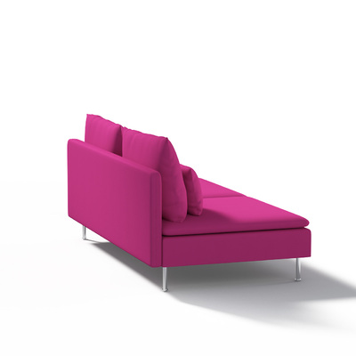 Söderhamn klädsel 3-sits sektion 186 X 99 X 83 CM i kollektionen Etna, Tyg: 705-23