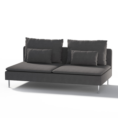 Söderhamn betræk 3-personers sektion 186 X 99 X 83 CM fra kollektionen Etna, Stof: 705-35