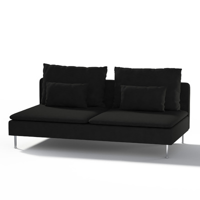 Söderhamn betræk 3-personers sektion 186 X 99 X 83 CM fra kollektionen Etna, Stof: 705-00