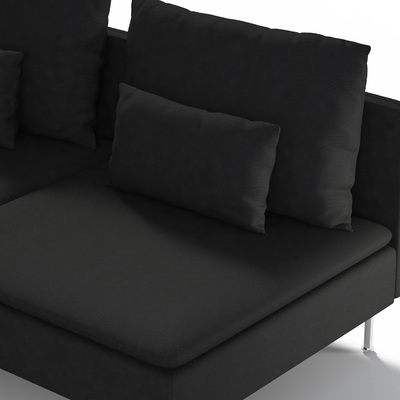 Söderhamn betræk 3-personers sektion 186 X 99 X 83 CM fra kollektionen Etna, Stof: 705-00