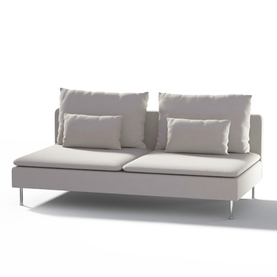 Söderhamn betræk 3-personers sektion 186 X 99 X 83 CM fra kollektionen Cotton Panama, Stof: 702-45