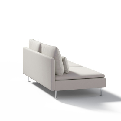 Söderhamn betræk 3-personers sektion 186 X 99 X 83 CM fra kollektionen Cotton Panama, Stof: 702-45