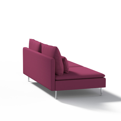Söderhamn betræk 3-personers sektion 186 X 99 X 83 CM fra kollektionen Cotton Panama, Stof: 702-32