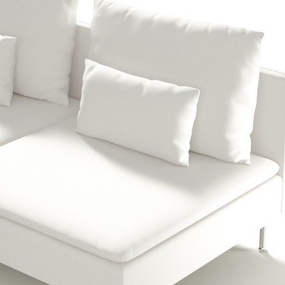 Söderhamn betræk 3-personers sektion 186 X 99 X 83 CM fra kollektionen Cotton Panama, Stof: 702-49