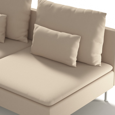Söderhamn betræk 3-personers sektion 186 X 99 X 83 CM fra kollektionen Cotton Panama, Stof: 702-47