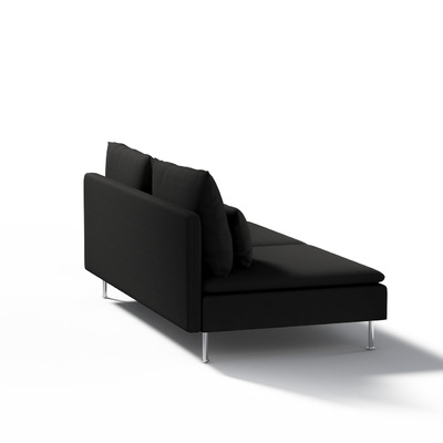 Söderhamn betræk 3-personers sektion 186 X 99 X 83 CM fra kollektionen Cotton Panama, Stof: 702-08