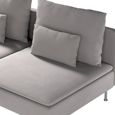 Söderhamn 3 üléses modul huzat 186 x 99 x 83 cm a kollekcióból Velvet  Lakástextil, Dekoranyag: 704-11