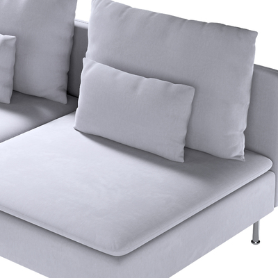 Söderhamn 3 üléses modul huzat 186 x 99 x 83 cm a kollekcióból Velvet  Lakástextil, Dekoranyag: 704-24