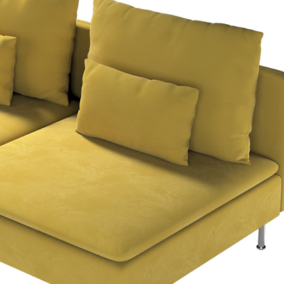 Housse module Söderhamn 3 pl. 186 x 99 x 83 cm dans la collection Velvet, Tissu: 704-27