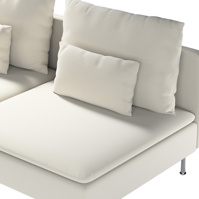 Söderhamn betræk 3-personers sektion 186 X 99 X 83 CM fra kollektionen Ingrid, Stof: 705-40