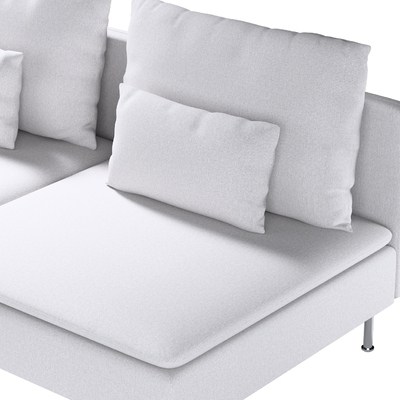 Söderhamn betræk 3-personers sektion 186 X 99 X 83 CM fra kollektionen Amsterdam, Stof: 704-45
