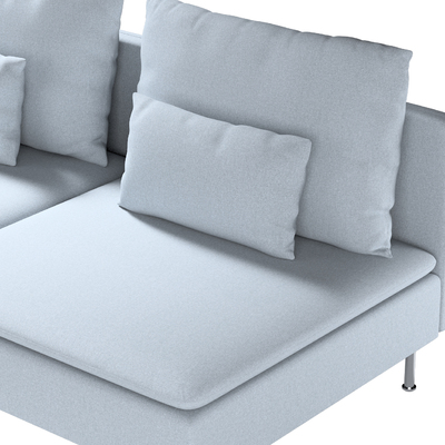 Söderhamn betræk 3-personers sektion 186 X 99 X 83 CM fra kollektionen Amsterdam, Stof: 704-46