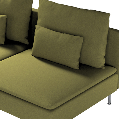 Söderhamn 3-seater section, olive green, 161-26, 186 x 99 x 83 cm