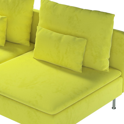 Ikea Söderhamn trivietei sofai užvalkalas Ikea Söderhamn moduliniai trivietei sofai užvalkalas kolekcijoje Living Velvet, audinys: 704-78