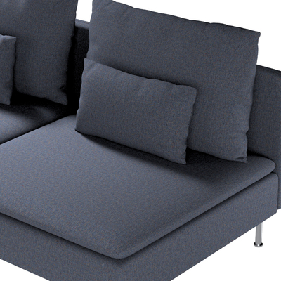 Söderhamn betræk 3-personers sektion 186 X 99 X 83 CM fra kollektionen Madrid, Stof: 162-30