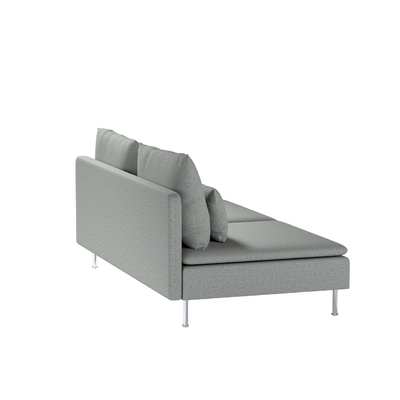 Söderhamn betræk 3-personers sektion 186 X 99 X 83 CM fra kollektionen Madrid, Stof: 162-32
