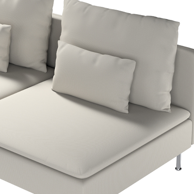 Pokrowiec na moduł Söderhamn 3-osobowy 186 x 99 x 83 cm w kolekcji Living Plus, tkanina: 162-00