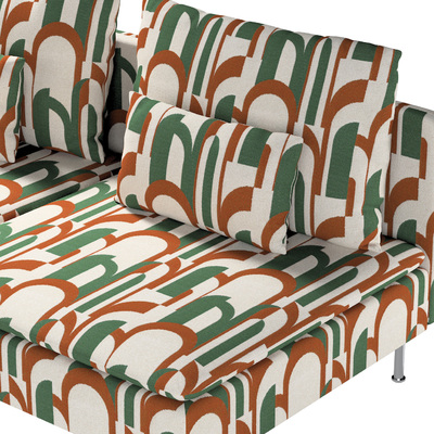 Söderhamn betræk 3-personers sektion 186 X 99 X 83 CM fra kollektionen Cosy Home, Stof: 145-11