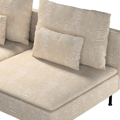 Pokrowiec na moduł Söderhamn 3-osobowy 186 x 99 x 83 cm w kolekcji Cosy Home, tkanina: 144-79