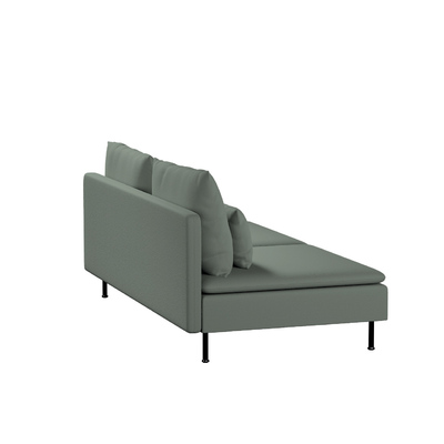 Söderhamn betræk 3-personers sektion 186 X 99 X 83 CM fra kollektionen Teddy, Stof: 702-85