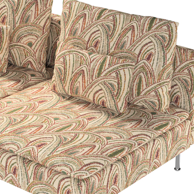 Söderhamn betræk 3-personers sektion 186 X 99 X 83 CM fra kollektionen Cosy Home, Stof: 145-32