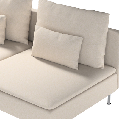 Pokrowiec na moduł Söderhamn 3-osobowy 186 x 99 x 83 cm w kolekcji Living Basic, tkanina: 162-42