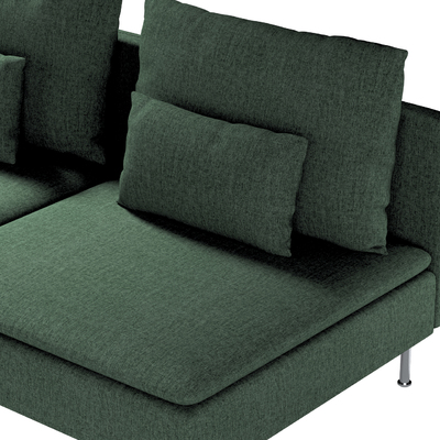 Pokrowiec na moduł Söderhamn 3-osobowy 186 x 99 x 83 cm w kolekcji City, tkanina: 704-81