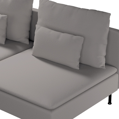 Söderhamn betræk 3-personers sektion 186 X 99 X 83 CM fra kollektionen Teddy, Stof: 702-82