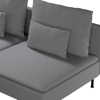 Söderhamn betræk 3-personers sektion 186 X 99 X 83 CM fra kollektionen Teddy, Stof: 702-83