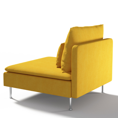 Pokrowiec na moduł Söderhamn 1-osobowy 93 x 99 x 83 cm w kolekcji Etna, tkanina: 705-04