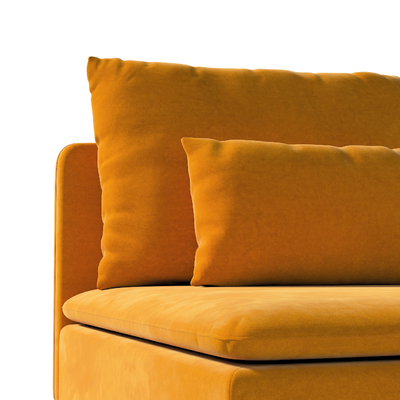 Pokrowiec na moduł Söderhamn 1-osobowy 93 x 99 x 83 cm w kolekcji Velvet, tkanina: 704-23