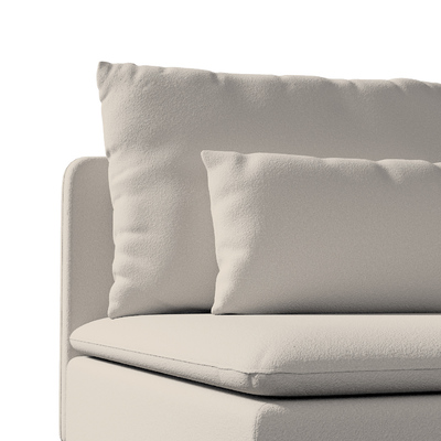 Užvalkalas Ikea Söderhamn vienvietei daliai/ sofai sofos modulis Söderhamn 1-sofai kolekcijoje Teddy - Boucle, audinys: 702-81