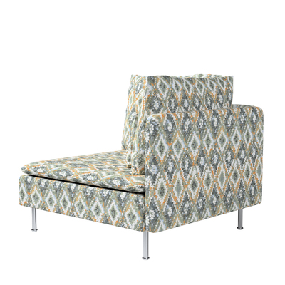 Söderhamn betræk hjørnesektion 99 X 99 X 83 CM fra kollektionen Cosy Home, Stof: 145-38